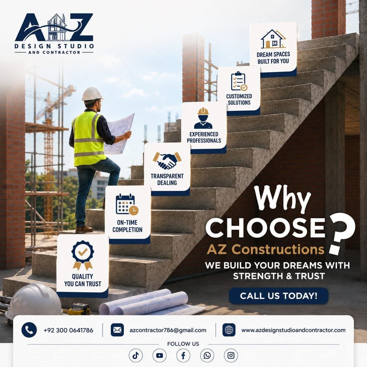 Why Choose AZ Constructions — quality, on-time, transparent