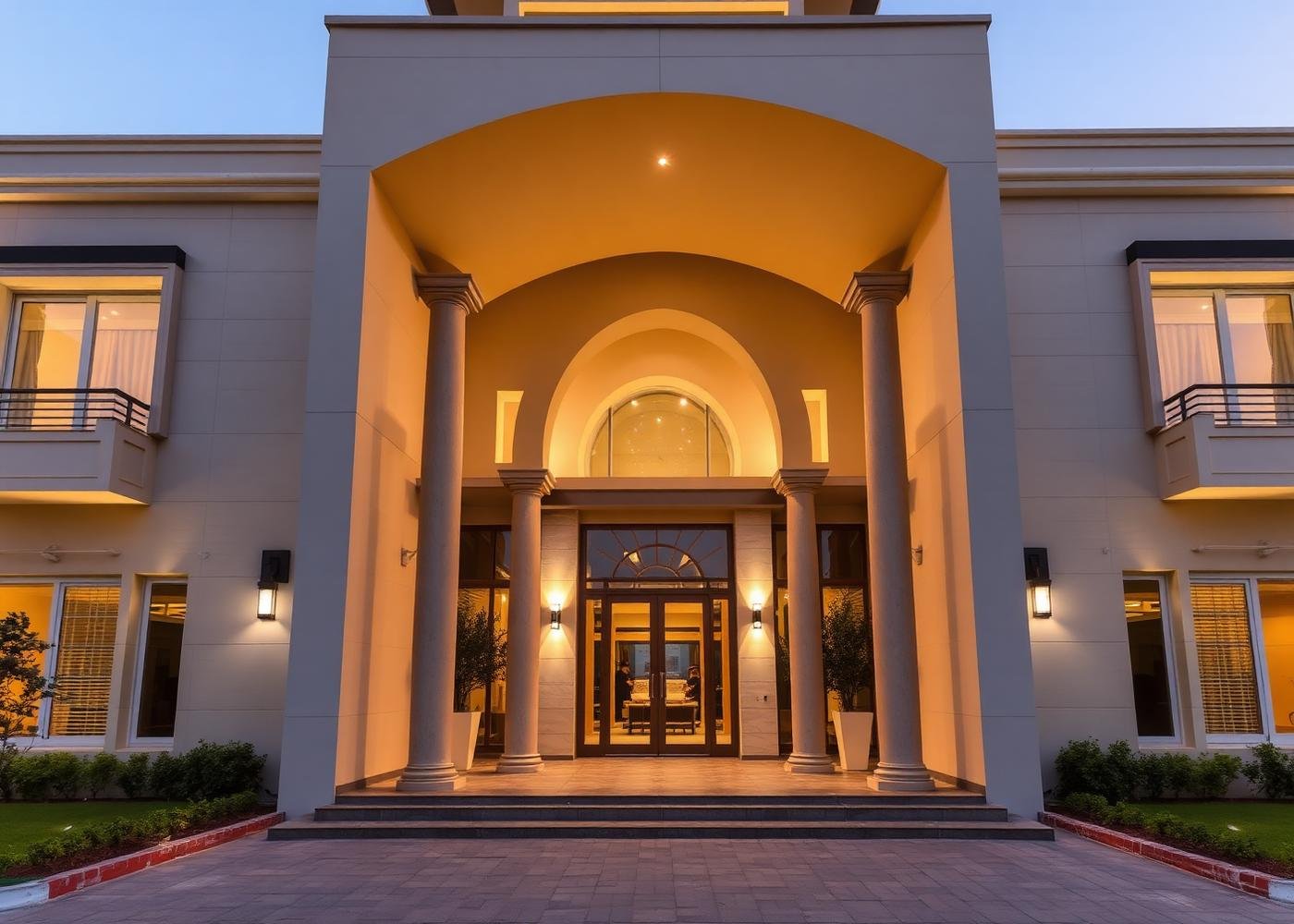 Arched residence